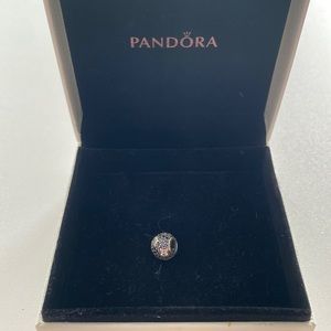 Genuine Pandora bead. Blue with white stars.